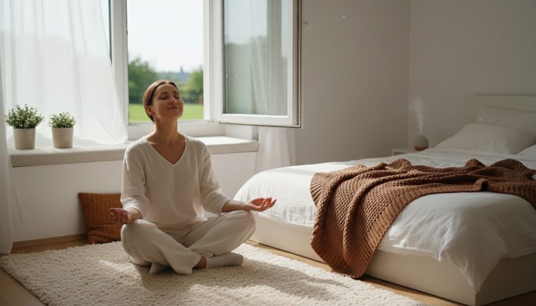 Morning Health Plan Starting with Deep Breaths